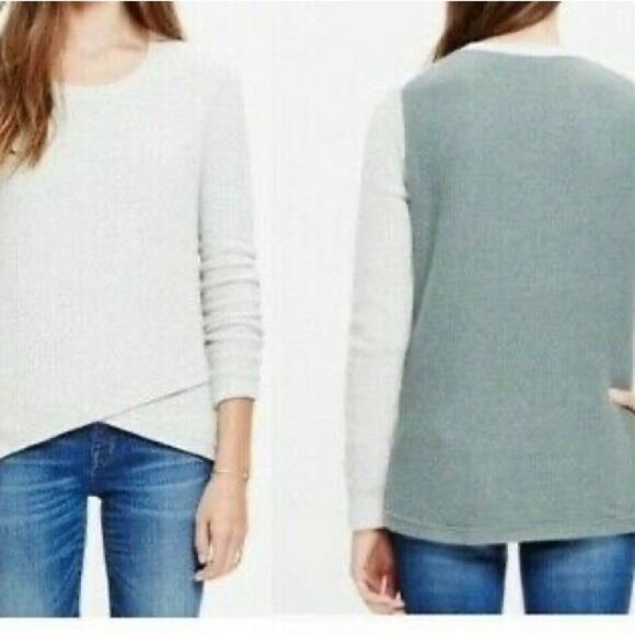 Madewell Pullover Sweater in Colorblock Size Small - Picture 2 of 9